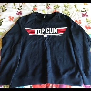 Forever21 Top Gun Sweatshirt Sz M